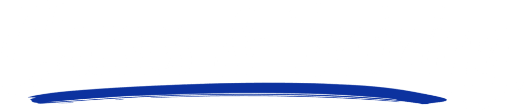 Handwritten “Classes & Training” graphic with blue underline.